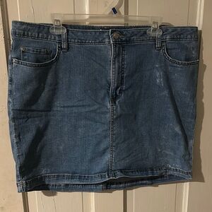 Lee Blue Denim Mini Skort